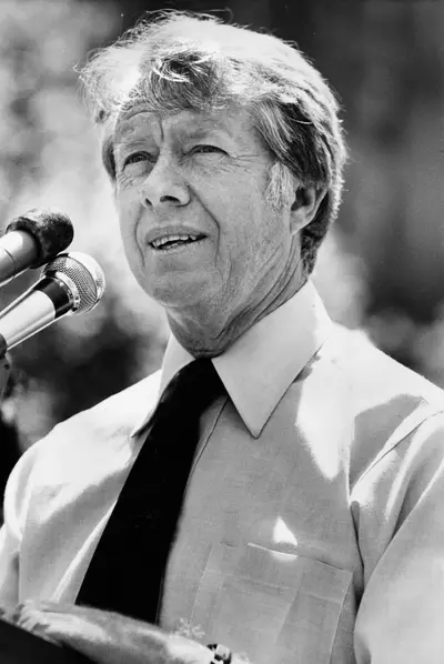 Jimmy Carter - In 1977, Jimmy Carter was inaugurated as the 39th president of the United States of America. (Photo: Brian Alpert/Keystone/Getty Images)