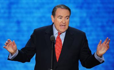 Former Arkansas Governor Mike Huckabee - &quot;Ethel Waters, for example, was the result of a forcible rape. …And so I know it happens, and yet even from those horrible, horrible tragedies of rape, which are inexcusable and indefensible, life has come and sometimes, you know, those people are able to do extraordinary things.&quot;&nbsp;(Photo: Mark Wilson/Getty Images)