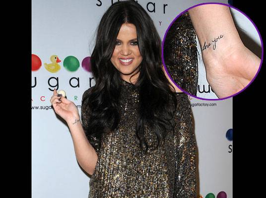 khloe and lamar tattoos