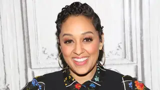 Tia Mowry attends the "XChange Rate" to discuss the show "Family Reunion" at Build Studio on February 04, 2020 in New York City. 
