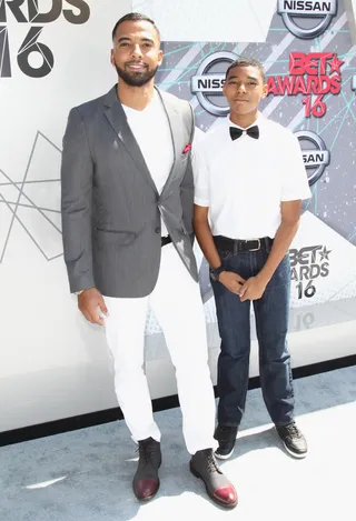 2016: Christian Keyes And Son Christian Keyes Jr. - BET Awards 2016 (Photo by Leon Bennett/WireImage) (Photo by Leon Bennett/WireImage)