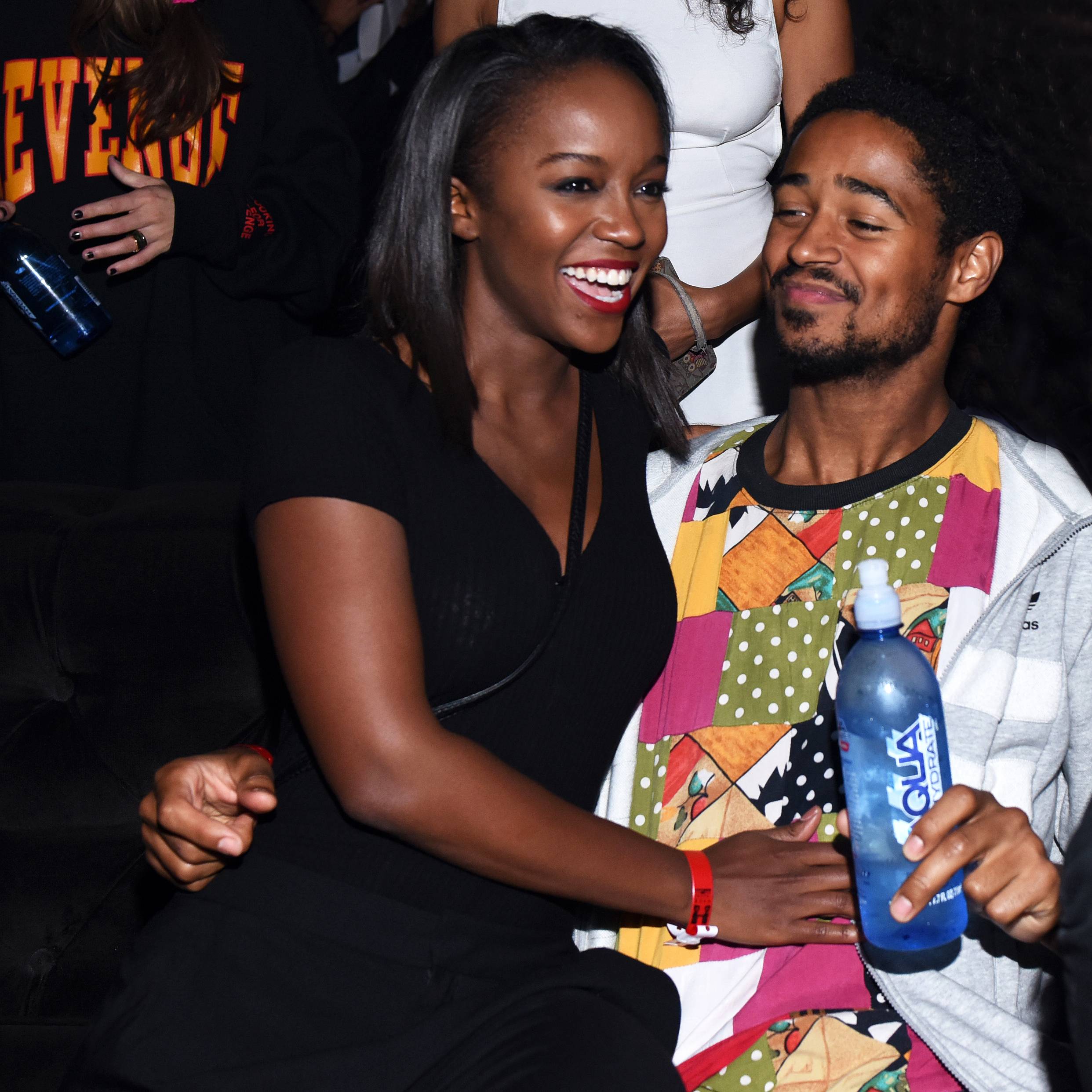 Aja Naomi King and Image 12 from Couple or Nah? Alfred Enoch and Aja Naomi King BET