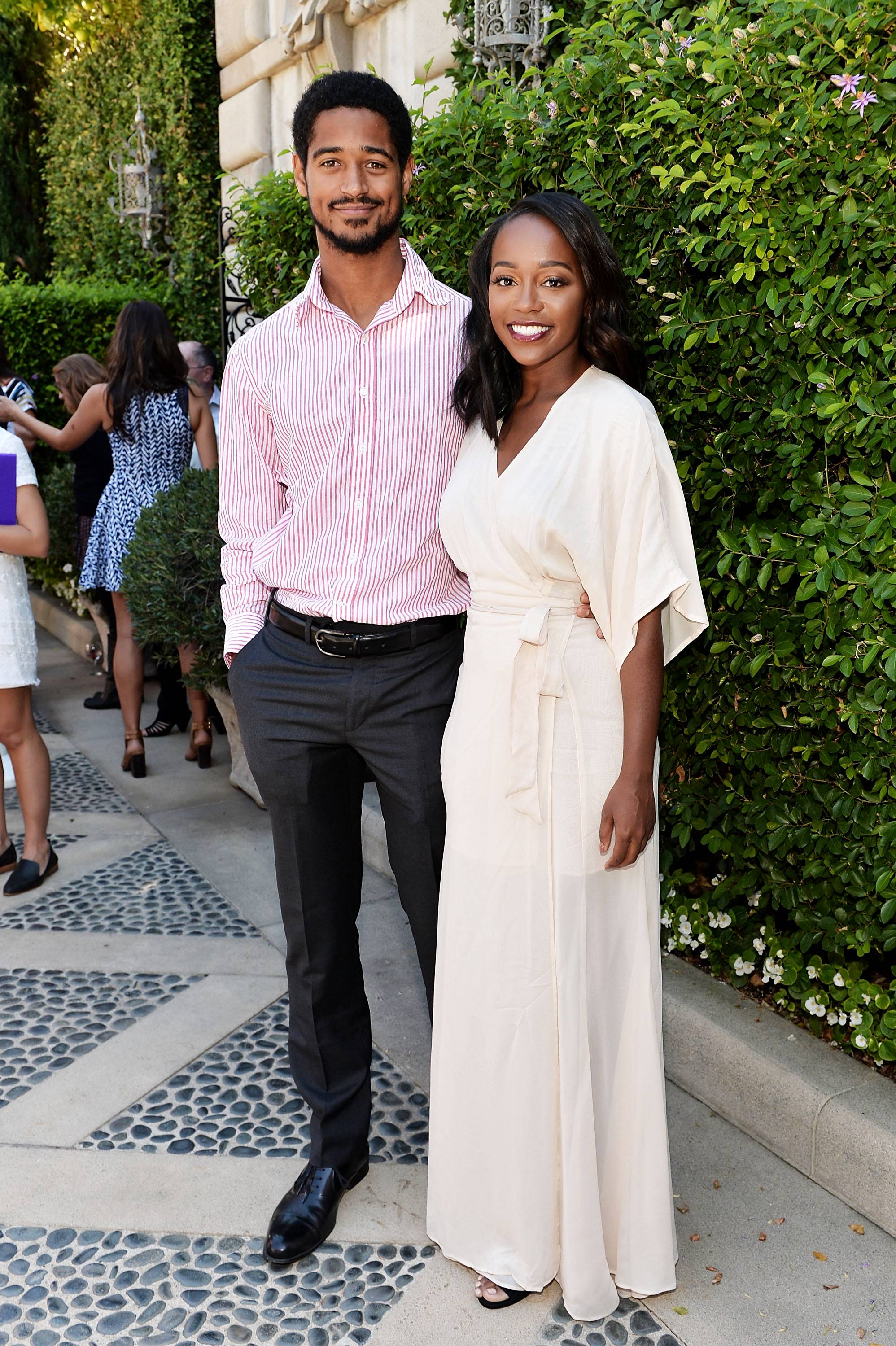 Secret Lovers Rumors Image 1 from Couple or Nah? Alfred Enoch and Aja Naomi King BET