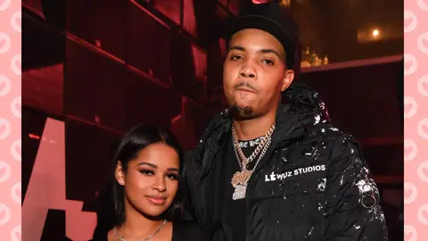 G Herbo and Taina Williams attend the All Black Birthday Celebration at Gold Room on November 30, 2019 in Atlanta, Georgia.