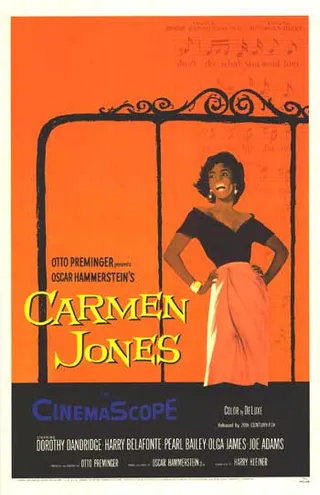 Carmen Jones (1954) - Dorothy Dandridge plants herself at the center of a love triangle that ends in turmoil for all participants.(Photo: Carlyle Productions)