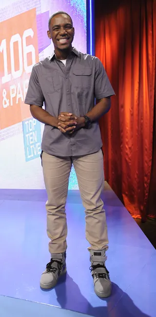 Kevin Thompson - Kevin Thompson at 106 &amp; Park, September 25, 2012. (photo: John Ricard / BET).