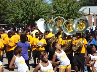 Alcorn State University&nbsp; - The marching band put on a show!(Photo: BET)