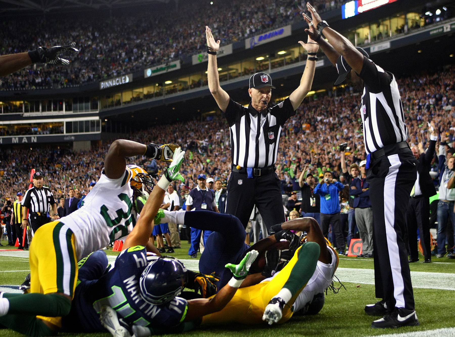 NFL replacement referees, Seattle Seahawks, Green Bay Packers