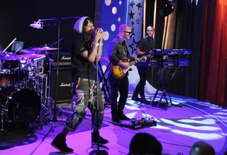 Ready - Lupe Fiasco performs at 106 &amp; Park, September 24, 2012. (photo: John Ricard / BET)