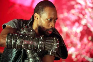 Golden Arms Redemption - With his upcoming kung-fu fantasy flick, The Man With the Iron Fists, set to be released in November, RZA is continuing his conquest of the entertainment industry. Tune in on October 9 at 8P/7C to see him present at BET Hip Hop Awards 2012.  (Photo: Courtesy Arcade Films)