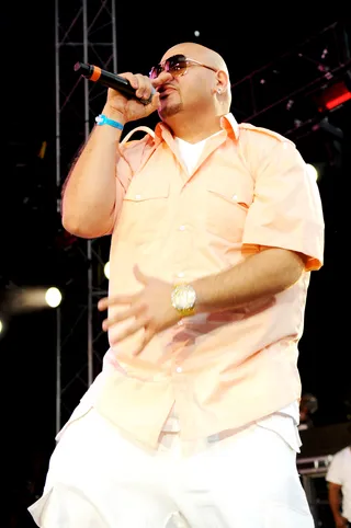 Terror Squad Up - With a major label deal with Atlantic Records under his belt and the release of Don Cartegena in 1998, Fat Joe's group, Terror&nbsp;Squad, was born. The Terror Squad featured fellow rappers Big Pun, Cuban Link, Triple Sies, Prospect, Armegeddon&nbsp;and then eventually the first lady, Remy Ma. (Photo: Bryan Bedder/Getty Images)