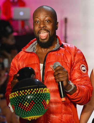 Wyclef, &quot;911” - Wyclef united with the Queen of Hip Hop Soul, Mary J. Blige, for this melodic and bluesy cut about Wyclef falling into a dangerous love. In his crudest of Bob Marley-inspired vocals, Clef urged, “Someone, please call 911!” Not a major cut, but it hit hard enough to land at No. 38 on the Billboard Hot 100.&nbsp; (Photo: Slaven Vlasic/Getty Images)