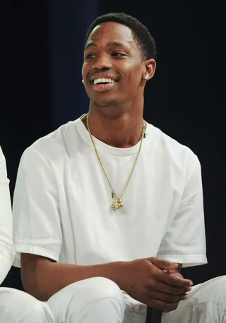 Travi$ Scott - While his bassy-synth production style has crept through his own debut EP Owl Pharaoh,&nbsp;&nbsp;21-year-old Travis gained even more exposure when Jay Z hired him to produce the song "Crown" for Magna Carta Holy Grail.&nbsp;Kanye West had previously utilized his skills for additional production for the cuts "New Slaves" and "Guilt Trip." (Photo: John Ricard / BET)