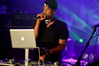 Q-Tip - Q-Tip, who co-produced tracks on Watch the Throne and Kanye’s My Beautiful Dark Twisted Fantasy, officially inked with the label in 2011. He’s currently working on a new solo album, The Last Zulu.&nbsp;(Photo: Frazer Harrison/Getty Images for John Varvatos)