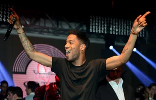 "The Flight of the Moon Man"  - Kid Cudi ends the album with another rather pointless instrumental digression, adding even more minutes to the already hefty 18 tracks. Ironically though, the production here is more dynamic and interesting than many of the more central songs. Cudi's making a point here—"I produced this album myself!"—but really he makes us miss the presence of Kanye West, Emile, Ratatat and his other former beatmaking collaborators.  (Photo: Andrew H. Walker/Getty Images)