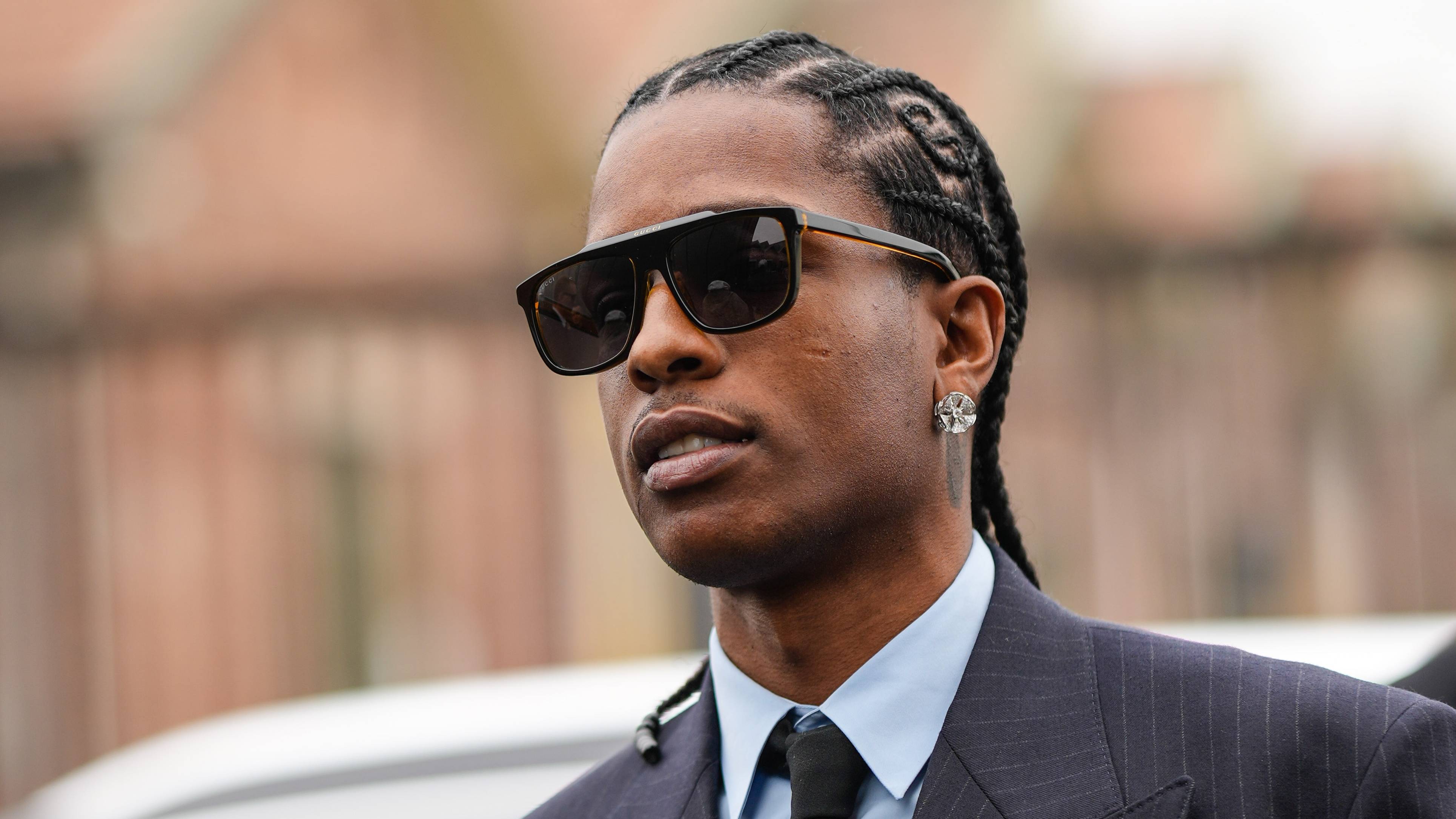 A$AP Rocky Debuts Gucci Logo In Braids At Milan Fashion Week