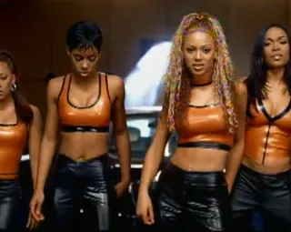 New Attitude - Even though the DC line-up changed a bit over time, as seen here in the "Say My Name" video, Beyoncé's star power remained front and center.(Photo: Sony Records)