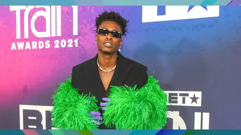 Lucky Daye attends the 2021 Soul Train Awards presented by BET at The Apollo Theater on November 20, 2021 in New York City.
