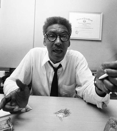 Bayard Rustin - Civil rights activist Bayard Rustin was posthumously awarded the Presidential Medal of Freedom by President Obama in 2013. His relentless work for equality for all included being the advisor to the Reverend Dr. Martin Luther King Jr. and participating in one of the first Freedom Rides. The openly gay non-violence advocate also played a large role in organizing the 1963 March on Washington.(Photo: AP Photo/Eddie Adams, File)