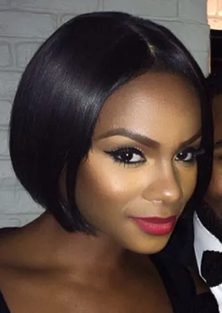 Tika Sumpter - The actress punctuates her severe bob with contoured cheeks and a serious cat eye. Sexy.  (Photo: Tika Sumpter via Instagram)