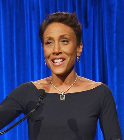 Robin Roberts going public about her sexuality:&nbsp; - &quot;I am grateful for my entire family, my long time girlfriend, Amber, and friends as we prepare to celebrate a glorious new year together.&quot; (Photo: Mike Coppola/Getty Images for Christopher &amp; Dana Reeve Foundation)