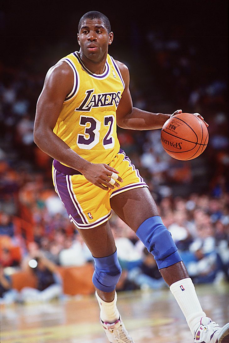 Magic Johnson 1979-80 Real Mitchell & Ness #32 Lakers Rookie basketball  jersey