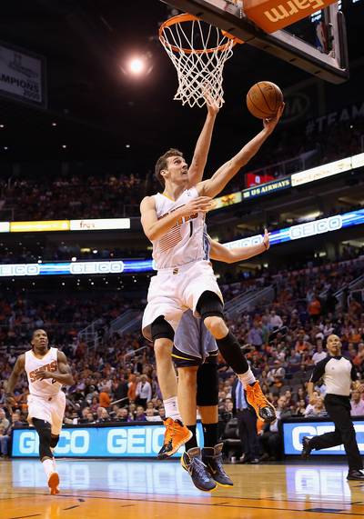 Suns Goran Dragic Named NBA's Most Improved Player - After averaging a career-high 20.3 points and 5.9 assists per game in nearly taking the Phoenix Suns to the playoffs this season, point guard Goran Dragic was named the NBA’s Most Improved Player on Wednesday.(Photo: Christian Petersen/Getty Images)