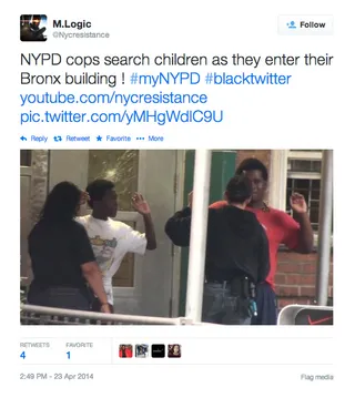 Epic Fail - The New York Police Department meant well when it issued a Twitter request for users to post photos of themselves with police officers using the hashtag #myNYPD. They were hoping for feel-good images. What they got was a barrage of politically incorrect photos of law enforcement officials roughing up citizens and sometimes animals.  (Photo: M.Logic via Twitter)