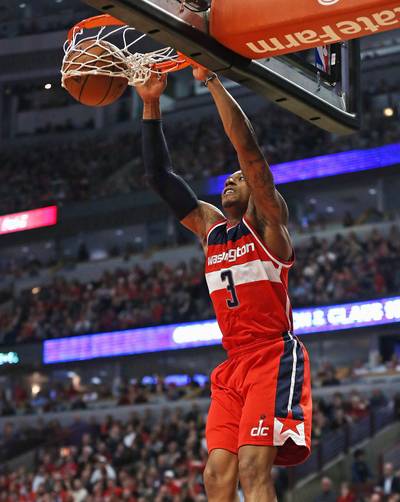 Wizards Up 2-0 on Bulls - Bradley Beal&nbsp;scored six of his game-high 26 points in the waning minutes of the fourth quarter to force overtime and lead the&nbsp;Washington&nbsp;Wizards&nbsp;to a 101-99 victory over the&nbsp;Chicago&nbsp;Bulls&nbsp;on Tuesday night. The Wizards, who stole both Games 1 and 2 on the road, lead their first-round playoff series with the Bulls 2-0.&nbsp;(Photo: Jonathan Daniel/Getty Images)