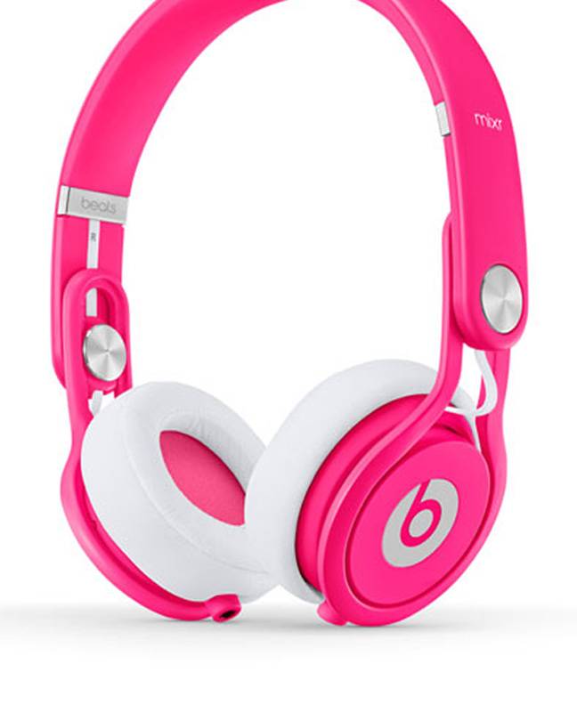 beats headphones hot pink