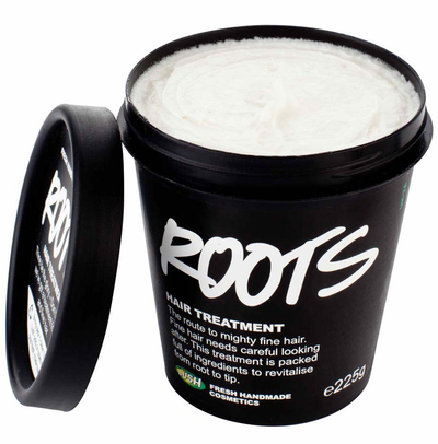 Lush Roots Hair Treatment - Need a scalp boost? This yummy, all-natural formula boasts invigorating peppermint and spearmint oils, which banish dryness and help stimulate hair growth, plus ultra-moisturizing olive oil and honey.  (Photo: Lush)
