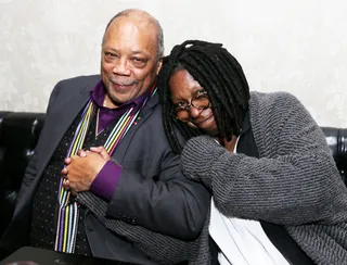 The O.G.'s&nbsp; - Quincy Jones and Whoopi Goldberg attend the Keep On Keepin' On&nbsp;premiere after-party during the 2014 Tribeca Film Festival at 121 Fulton Street in New York City.   (Photo: Neilson Barnard/Getty Images for the 2014 Tribeca Film Festival)