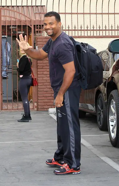 Do the Carlton! - Alfonso Ribeiro arrives at dance rehearsals for Dancing With the Stars in Los Angeles.  (Photo: Cathy Gibson, PacificCoastNews)