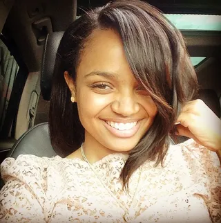 Kyla Pratt @kylapratt - &quot;When I don't feel..... I don't feel. #nomakeup today Love my short cut by&nbsp;@mrsdorjohnb&nbsp;Hair from&nbsp;@chic1hair&nbsp;❤️ check them out ☺️&quot;The actress has no worries when it comes to showing off her makeup free face. Her beautiful smile keeps her whole face aglow naturally.(Photo: Kyla Pratt via Instagram)