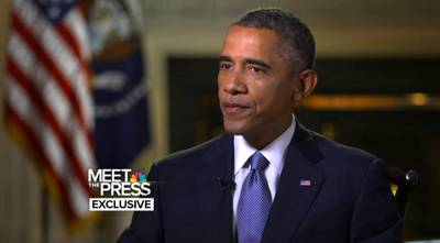 Let's Talk - On the eve of the 13th anniversary of the Sept. 11 terrorist attacks, President Obama will address the nation about another terrorist threat: ISIL. In a Sept. 7 interview on NBC's Meet the Press, he gave a preview of his strategy, explained why he won't act on immigration before the midterm elections and acknowledged that hitting the links after an American has been beheaded overseas is not a good look – even if you are technically on vacation. Here are 10 key takeaways.&nbsp;—&nbsp;Joyce Jones (@BETpolitichick)   (Photo: Meet the Press via NBC)
