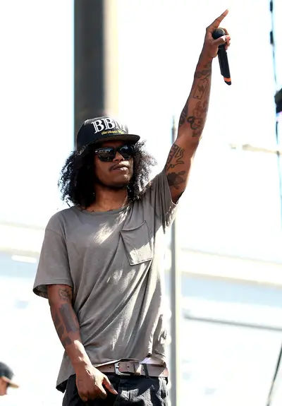 The Book of Soul - Ab-Soul took it back to his 2012 LP Control System&nbsp;and performed &quot;Terrorist Threats&quot; during his show.(Photo: Christopher Polk/Getty Images for Anheuser-Busch)