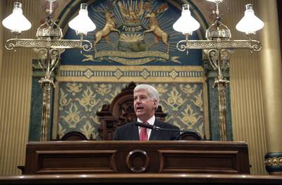Gov. Snyder Apologizes - Gov. Rick Snyder issued an apology Tuesday for the water crisis. &quot;You deserve better. You deserve accountability. You deserve to know that the buck stops here with me. Most of all, you deserve to know the truth,&quot; said the official.(Photo:&nbsp;Al Goldis/ AP Photo)