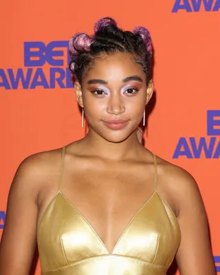 Amandla Stenberg (2018) - Amandla Stenberg&nbsp;looked absolutely adorable as she made her 2018 BET Awards debut. Can we get an applause for these pastel purple braids? A mood.(Photo by Paul Archuleta/FilmMagic) (Photo by Paul Archuleta/FilmMagic)