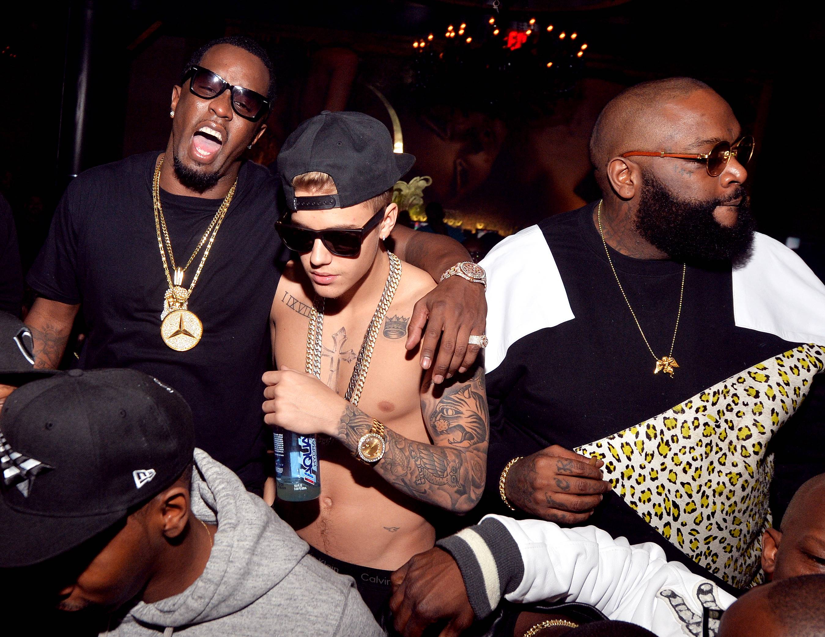 P. Diddy and Rick - Image 6 from Justin Bieber and All of His Rapper  Friends | BET