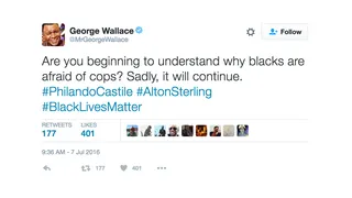 George Wallace - The comedian dropped some knowledge.(Photo: George Wallace via Twitter)