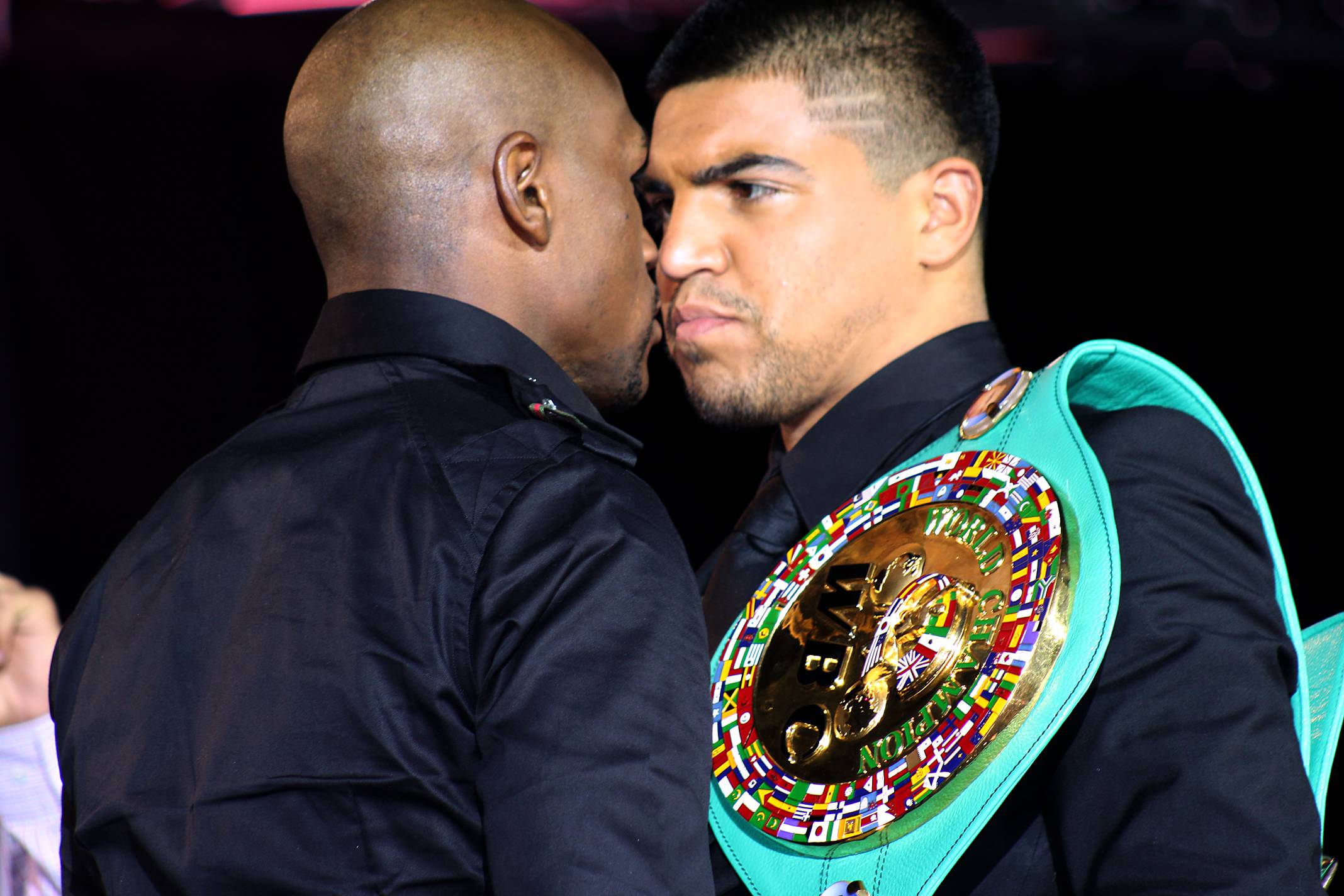 I'm Next - Victor Ortiz admitted he’s tired of hearing about Floyd Mayweather fighting Manny Pacquiao. &quot;I'm kind of tired of hearing that he's fighting Pacquaio,&quot; said Ortiz. &quot;He's fighting me next, not Pacquaio, me.&quot;&nbsp;(Photo: Marcus Vanderberg)