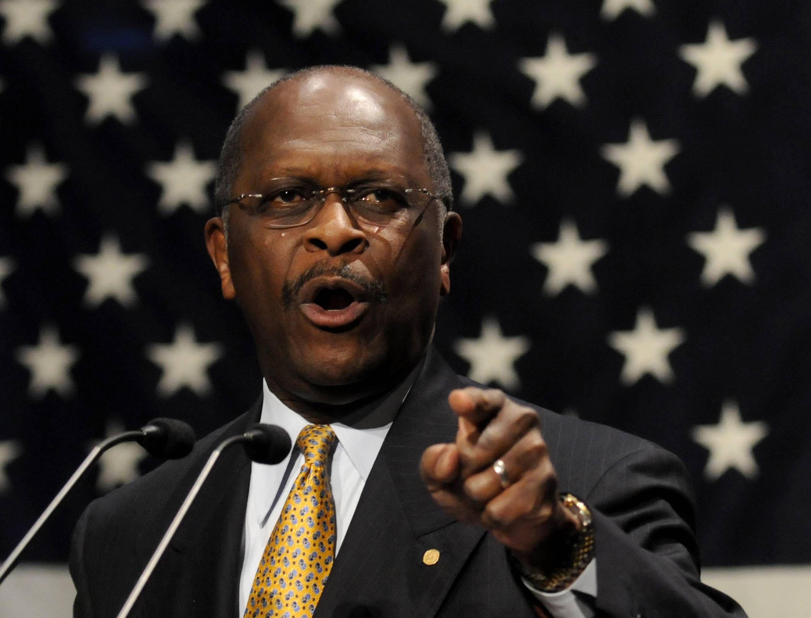 Herman Cain - “I can promise you Casey Anthony and anyone else who I think might’ve killed their children will have no business in a Herman Cain administration. President Cain would look her right in the eyes and ask her point blank if she killed that little girl; we’d get right to the bottom of it.”--GOP presidential candidate Herman Cain(Photo: Steve Pope/Getty Images)