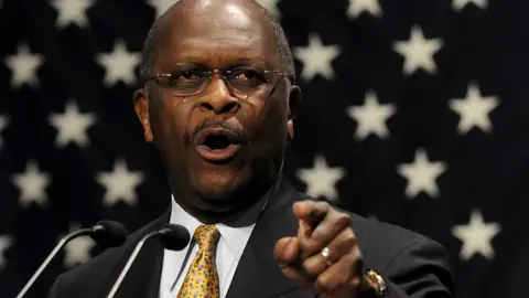 Herman Cain - “I can promise you Casey Anthony and anyone else who I think might’ve killed their children will have no business in a Herman Cain administration. President Cain would look her right in the eyes and ask her point blank if she killed that little girl; we’d get right to the bottom of it.”--GOP presidential candidate Herman Cain(Photo: Steve Pope/Getty Images)