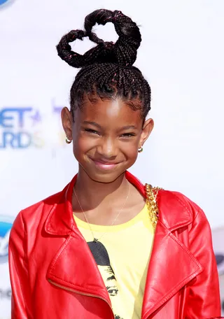 Willow Smith - The young star took her braid game to the next level in 2011, twisting her tresses into an adorable heart-shaped style.  (Photo: Michael Underwood/PictureGroup)