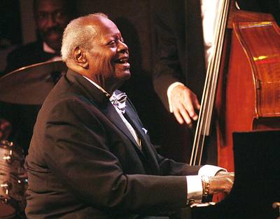 Oscar Emmanuel Peterson&nbsp; - Nicknamed the &quot;Maharajah of the keyboard&quot; by Duke Ellington, Canadian jazz pianist Oscar Emmanuel Peterson succumbed to kidney failure on December 23, 2007, at age 82. He had released over 200 recordings and was the recipient of seven Grammy Awards.(Photo: UPI Photo/Ezio Petersen/Landov)