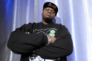 Posted Up - Freestyle Friday champion Relly at 106 &amp; Park, January 06, 2012.(Photo: John Ricard/BET)