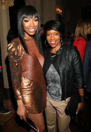Soul Sisters - Brandy and Regina attend BET's premiere event for &quot;The Game&quot; and &quot;Let's Stay Together&quot; at the Hollywood Roosevelt Hotel.(Photo: A. Turner Archives/PictureGroup)