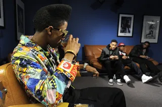 It's Good - Lil Twist in the green room at 106 &amp; Park, January 05, 2012.(Photo: John Ricard/BET)