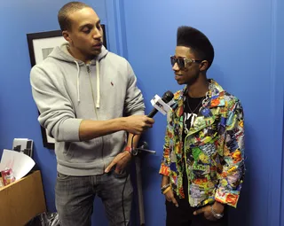 Nice Shades - Lil Twist talks to Tony Anderson of BET.com in the green room at 106 &amp; Park, January 05, 2012.(Photo: John Ricard/BET)