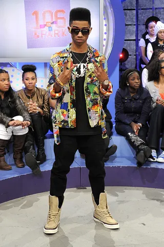 Get Ready - Lil Twist at 106 &amp; Park, January 05, 2012. (Photo: John Ricard/BET)